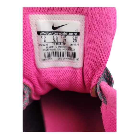 NIKE Women's Flex Trainer 5 Training Shoes Gray 724858-003 - Picture 6 of 8